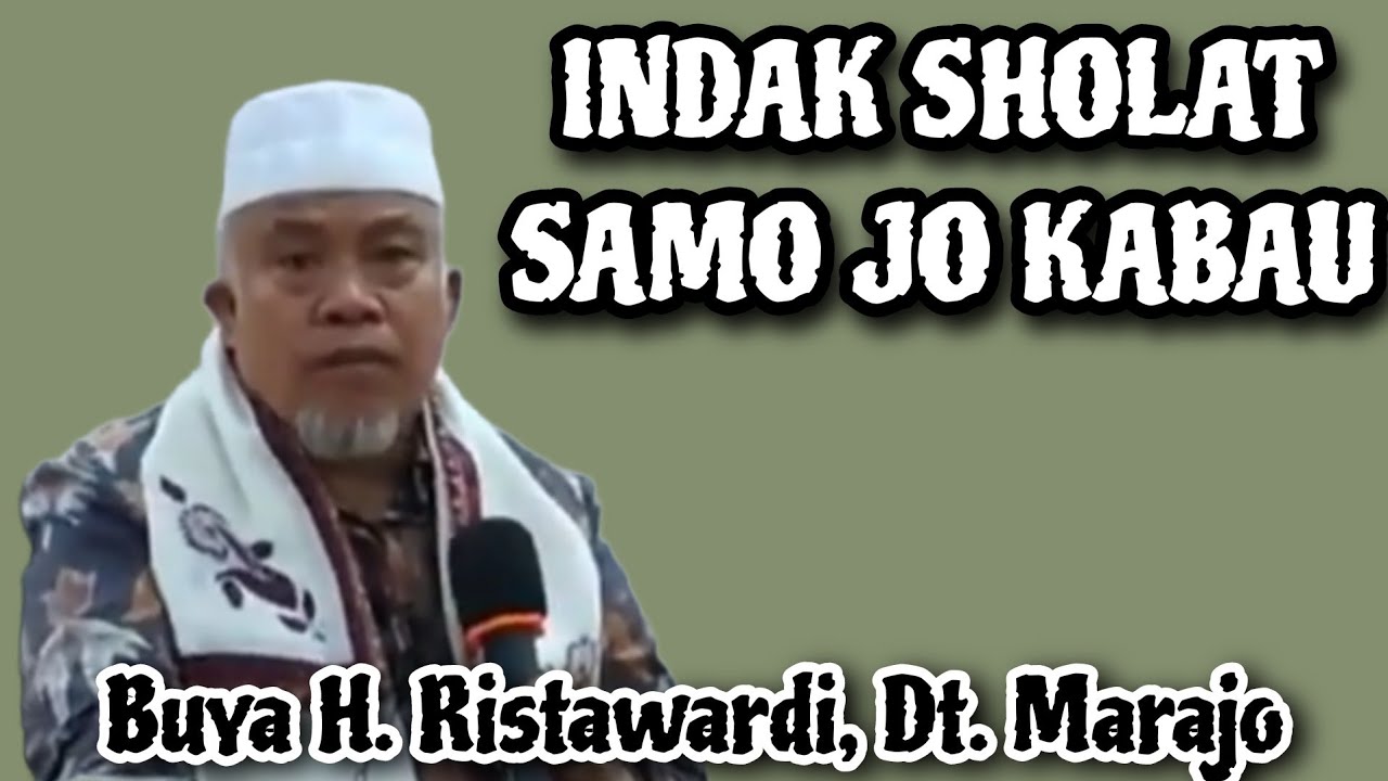 SAMA SEPERTI KERBAU | BUYA H RISTAWARDI DT MARAJO NAN BATUNGKEK AMEH