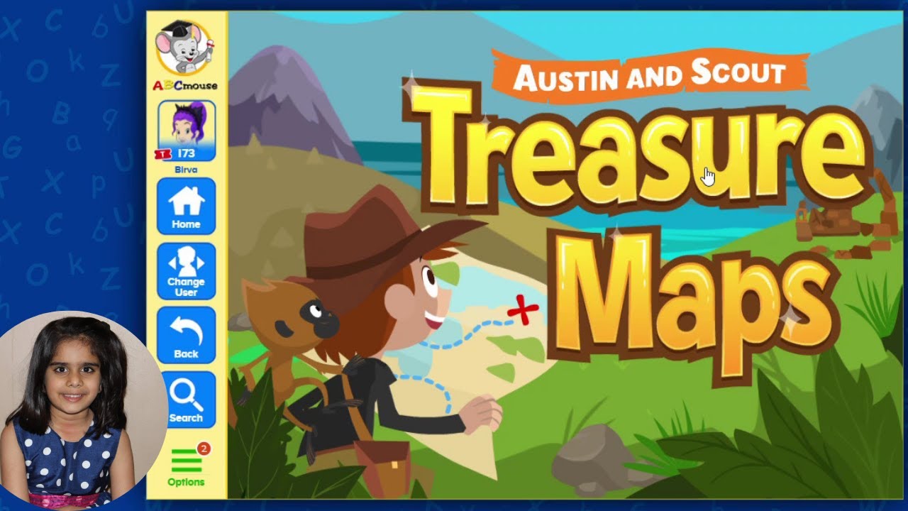 All about Maps | Treasure Maps | Continents and Oceans Learning | ABC Mouse Learning Game