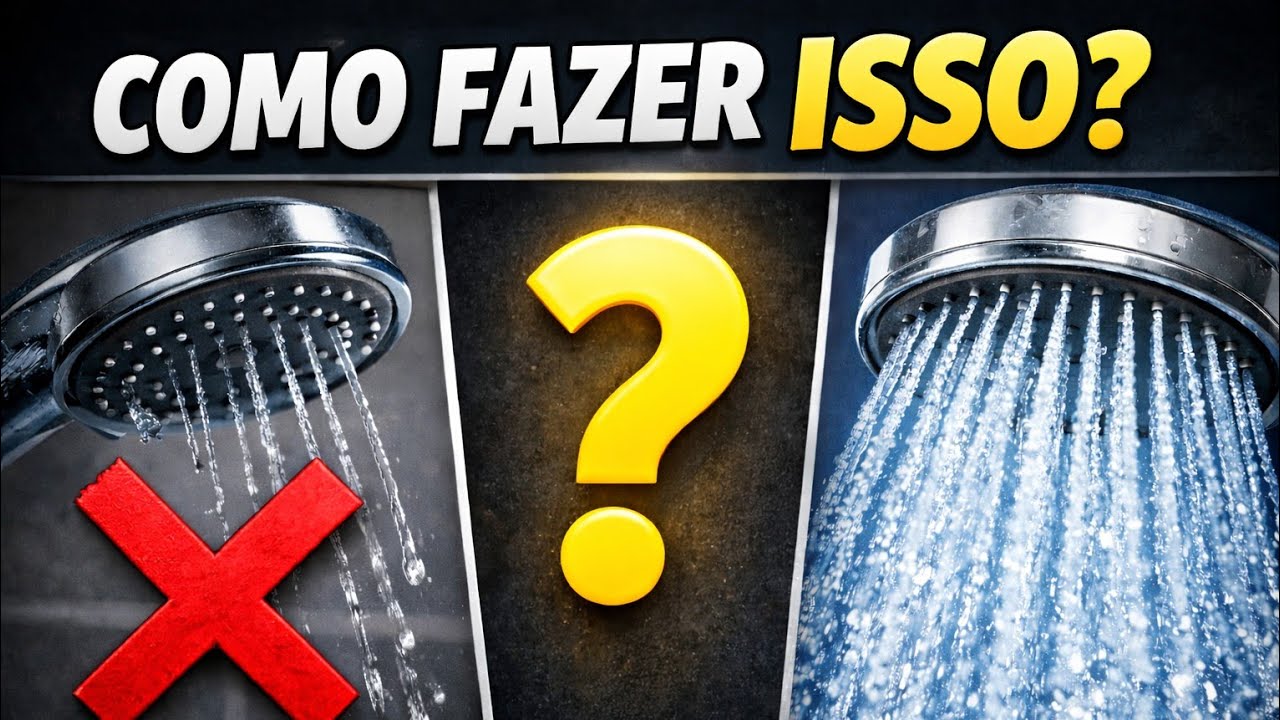 💧 Ninguém Te Conta Isso Sobre Chuveiro Entupido