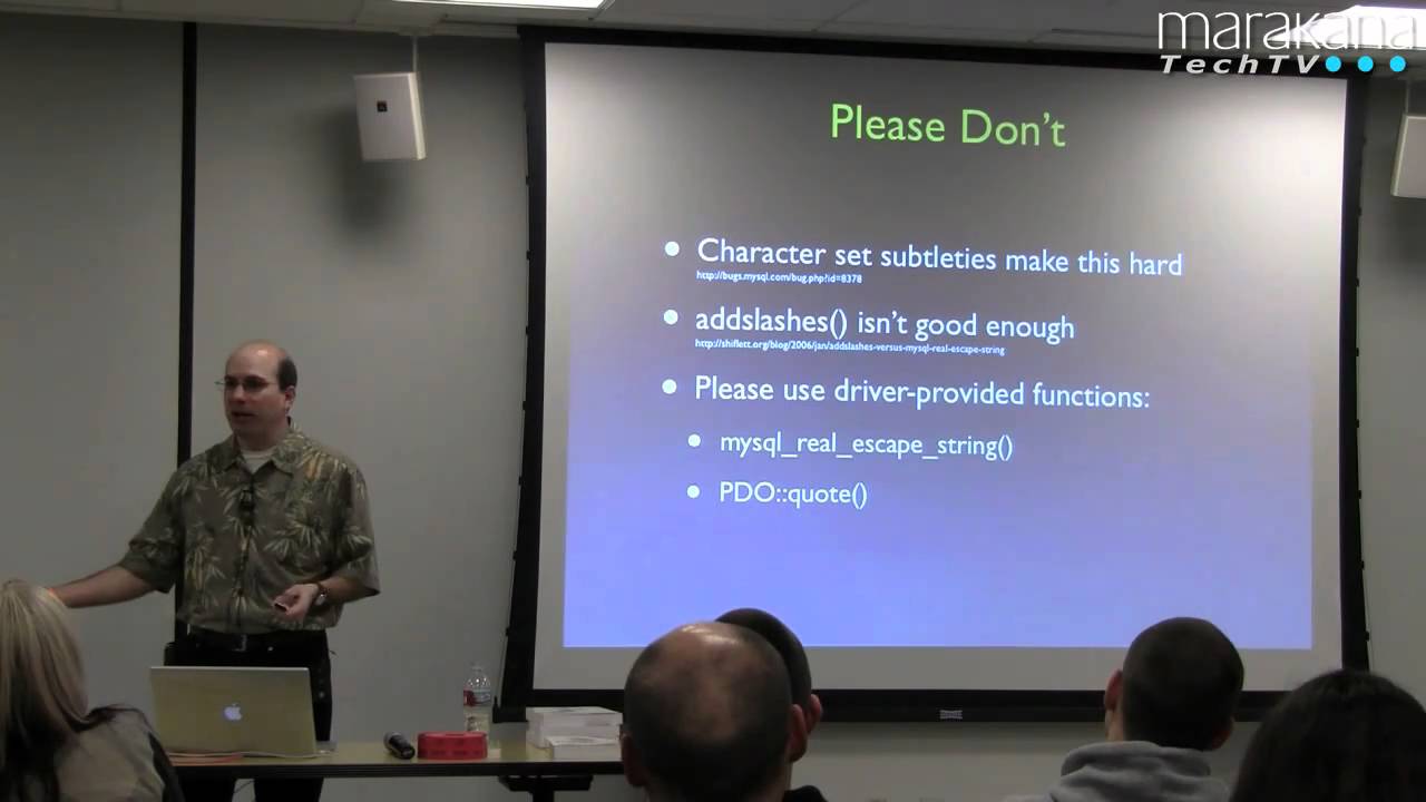 SQL Injection Myths & Fallacies: Best practices of defense