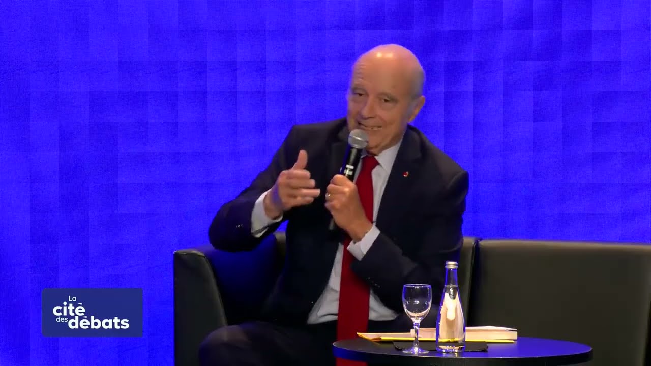 Cité des débats - Conférence d'Alain Juppé