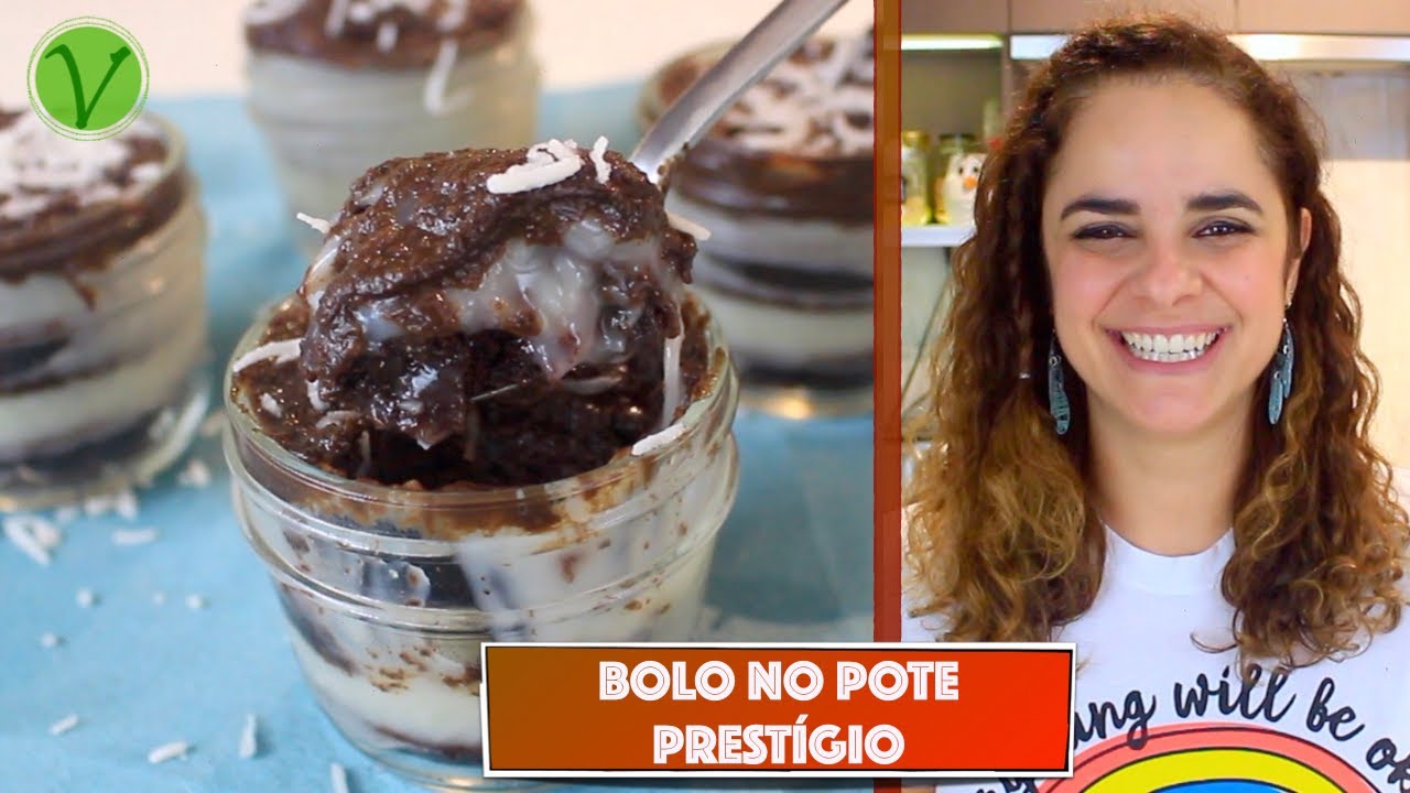 BOLO NO POTE PRESTÍGIO (FAÇA E VENDA) #714 | Receitas da Mussinha