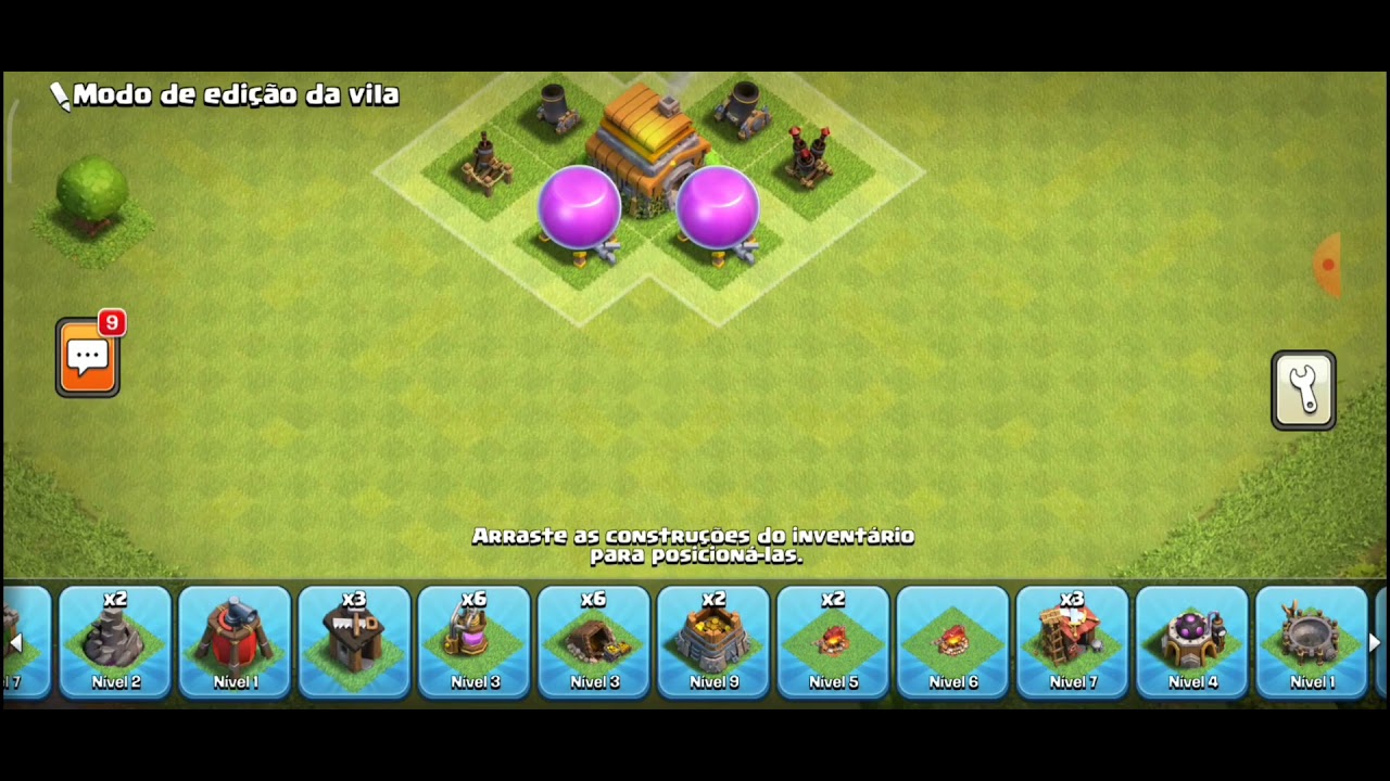 LAYOUT CV6 CLASH OF CLANS