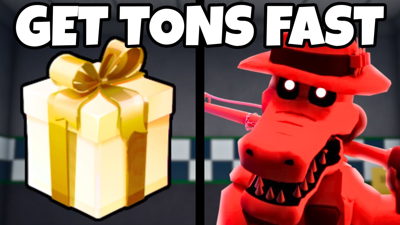 HOW TO GET TONS OF CORRUPTED PRESENTS FAST in Roblox Five Nights TD (FNTD)
