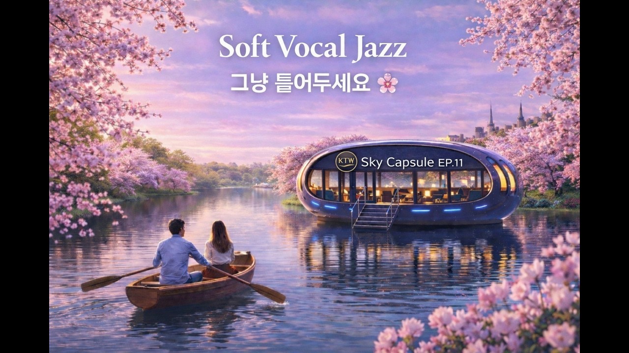 벚꽃 위로 흐르는 감성 재즈 🌸 Soft Vocal Jazz | 그냥 틀어두세요 | SKY CAPSULE EP.11