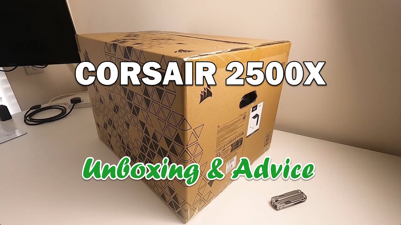 Корпус Corsair 2500X MATX *НАСТОЯЩАЯ* распаковка и советы