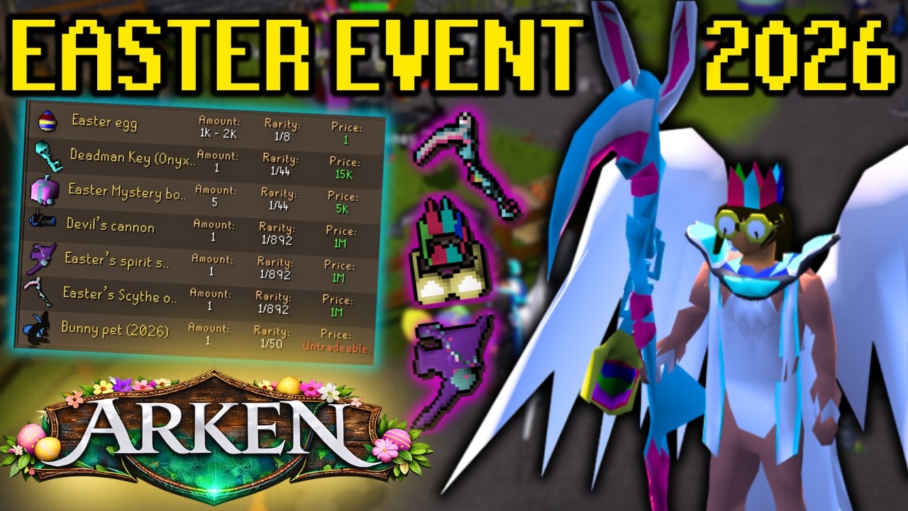 Пасхальное событие 2026 уже здесь! (Призы в рамках события: более 1 миллиарда GP OSRS) - Безумный...