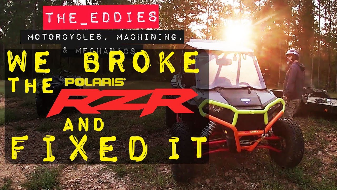 Polaris RZR Starter turns but won't crank - Fix a Broken starter clutch