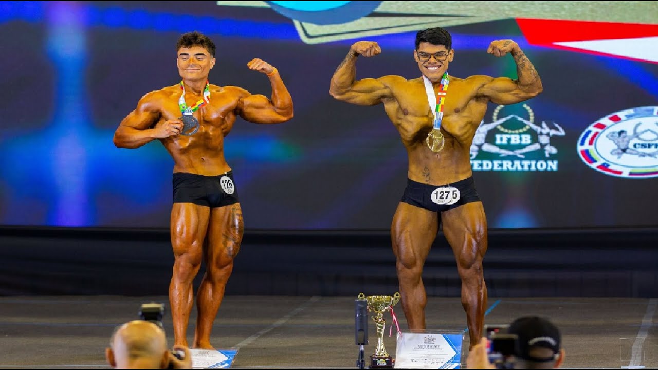 CLASSIC BODYBUILDING JUNIOR 16-23 YEARS OPEN - CLASSIFIED - CAMPEONATO SUDAMERICANO IFBB 2023