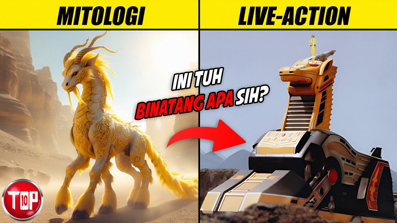 Top 10 Mecha Hewan Super Sentai yang Nggak Mirip dengan Aslinya