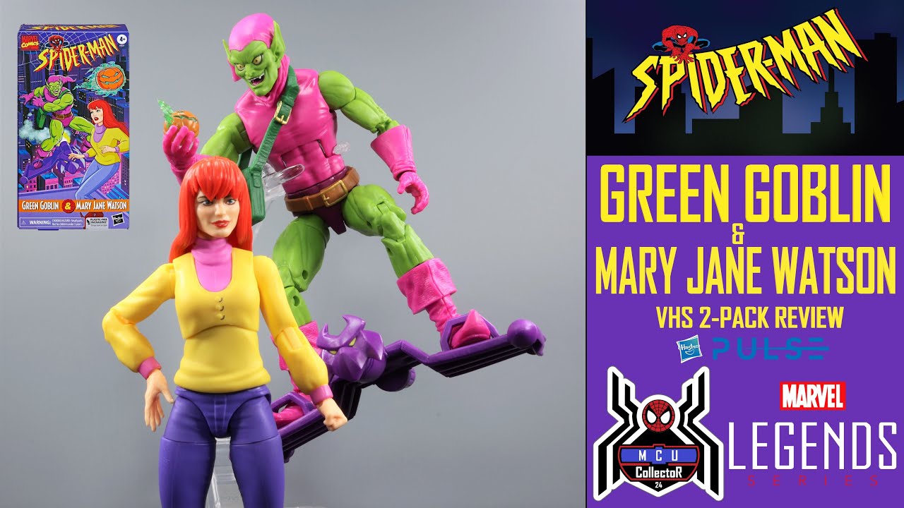 Marvel Legends GREEN GOBLIN & MARY JANE WATSON MJ Spider-Man Animated Series TAS VHS 2-Pack Review