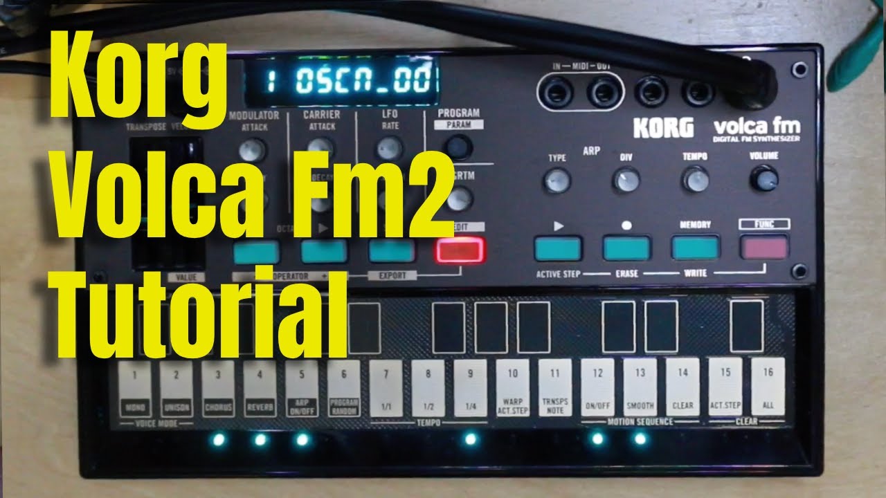 Учебное пособие по KORG Volca FM2