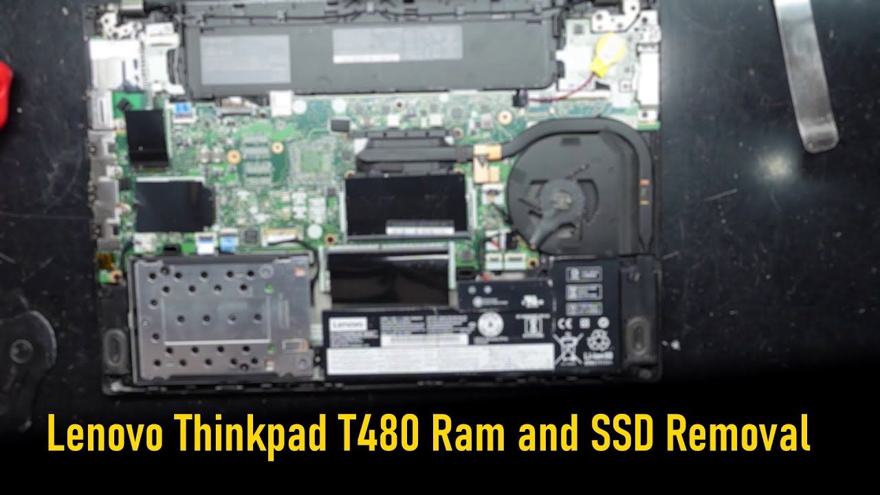 Lenovo Thinkpad T480 Ram and SSD Upgrade