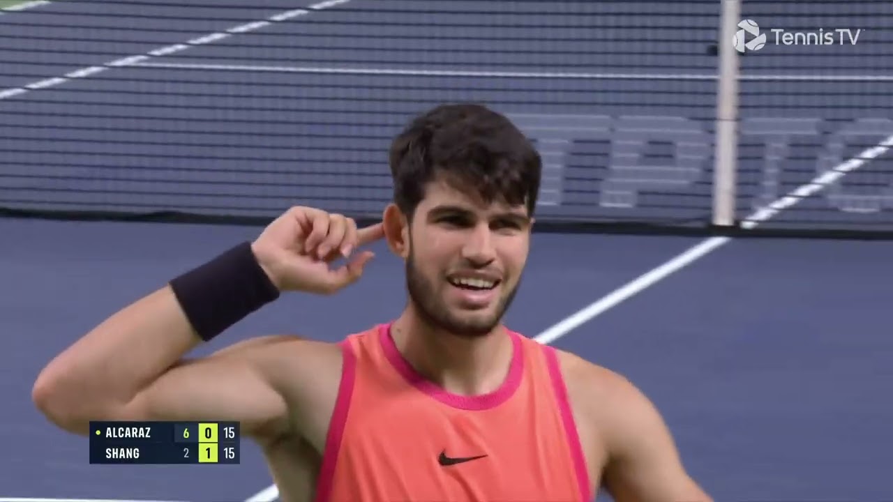 Alcaraz vs Shang Shanghai 2024 Highlight