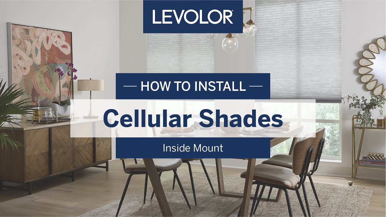 How To Install LEVOLOR&reg; Custom Cellular Shades: Inside Mount