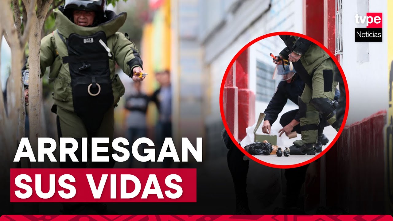 Profesionales de UDEX arriesgan sus vidas desactivando granadas de organizaciones criminales