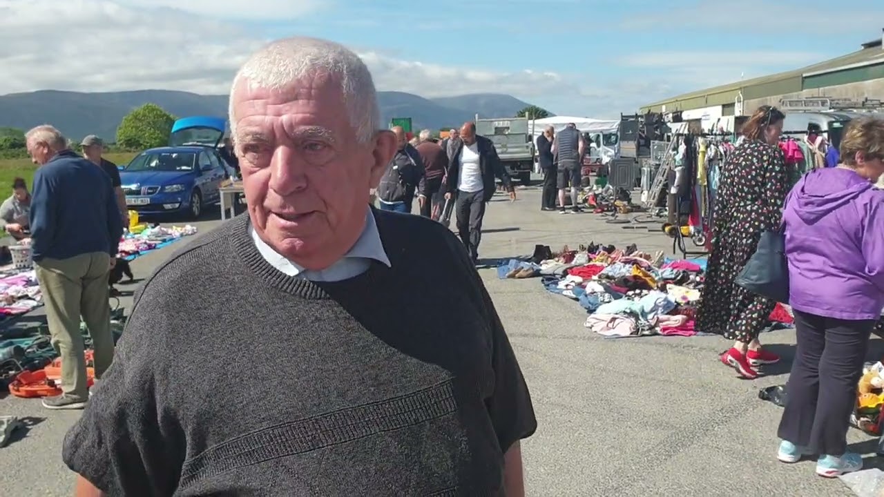 Jerry O Sullivan from Farranfore at Tralee car boot sale Sunday.29/5/22.