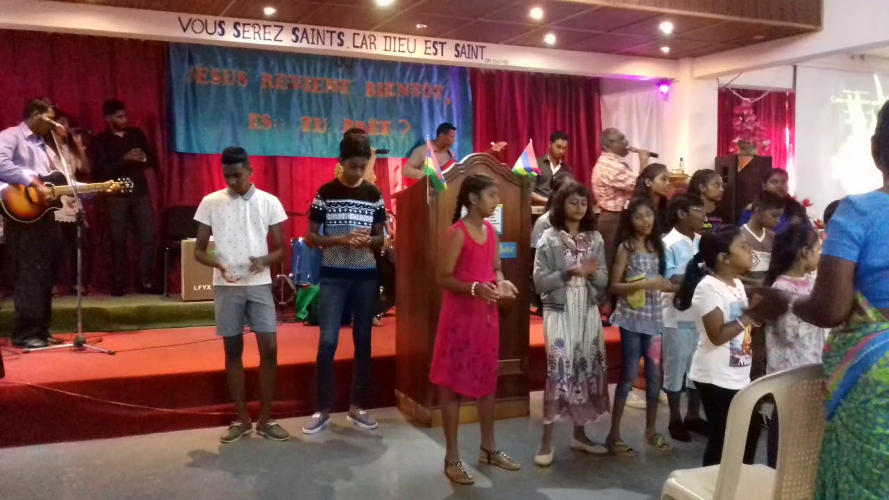 Hindi christian song -Yeshu ke naam (AT SHEKINAH CHURCH, BOULET ROUGE FLACQ, MAURITIUS)