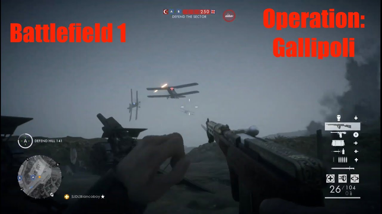 Close match!!! - Battlefield 1 Operation: Gallipoli  - No Commentary Medic Gameplay