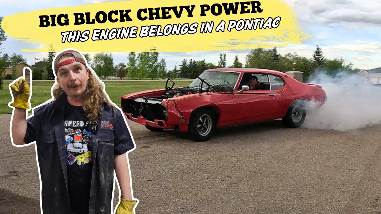 Машина для бернаутов! GTO с двигателем Chevy &mdash; просто бомба!