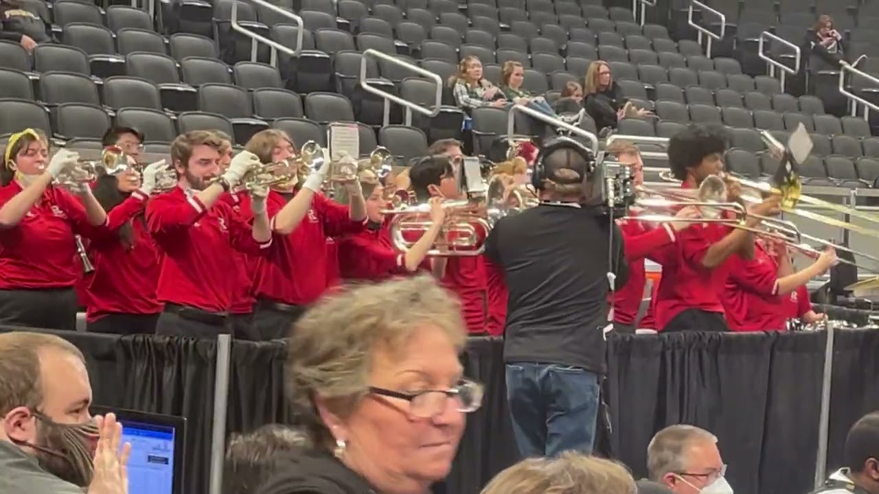 March 2022 Rutgers University Pep Band @ B1G Tournament in Indy