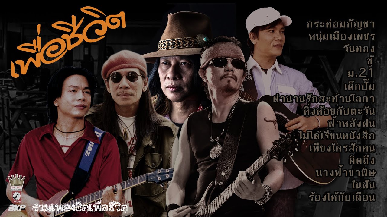 รวมเพลงฮิตเพื่อชีวิต [ หนุ่มเมืองเพชร - วันทอง - ชู้ - ม.21 - เพียงใครสักคน ]