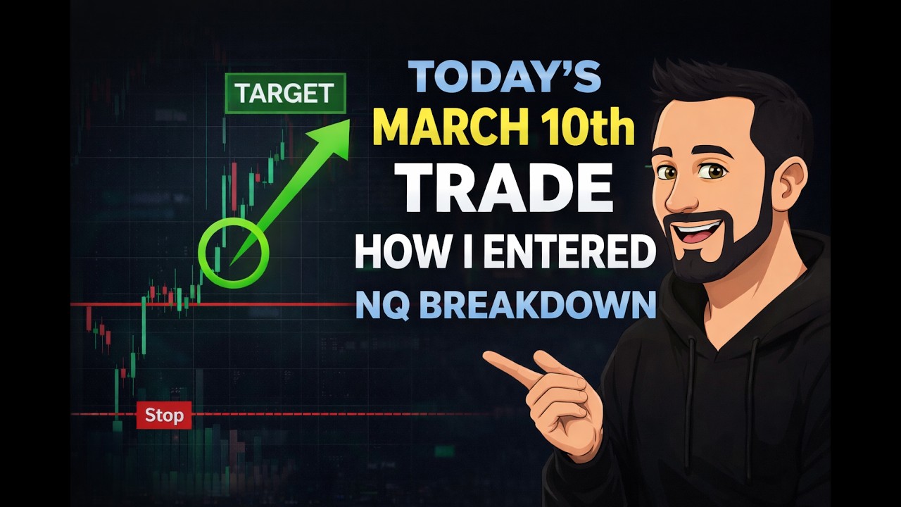 Exactly How I Entered This NQ Trade | March 10 Market Breakdown