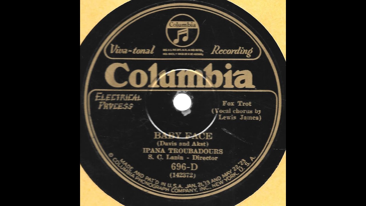 Baby Face- Ipana Troubadours-1926