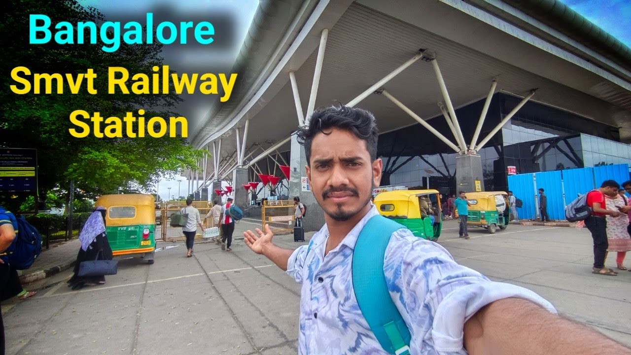 Smvt Railway Station India's First AC Railway Terminal Bangalore Majestic to Smvt Bus 