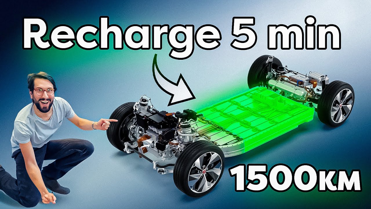 1500 km d'autonomie et recharge en 5 minutes - La voiture électrique fait un BOND en avant !