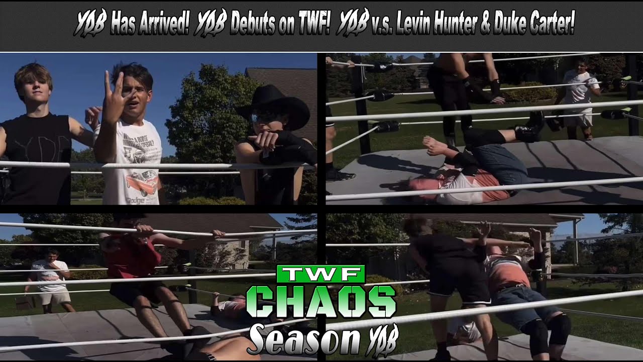 YDB DEBUTS ON CHAOS #50! YDB v.s. Duke Carter & TWF Junkyard Champion Levi Hunter! (TWF CHAOS #50)