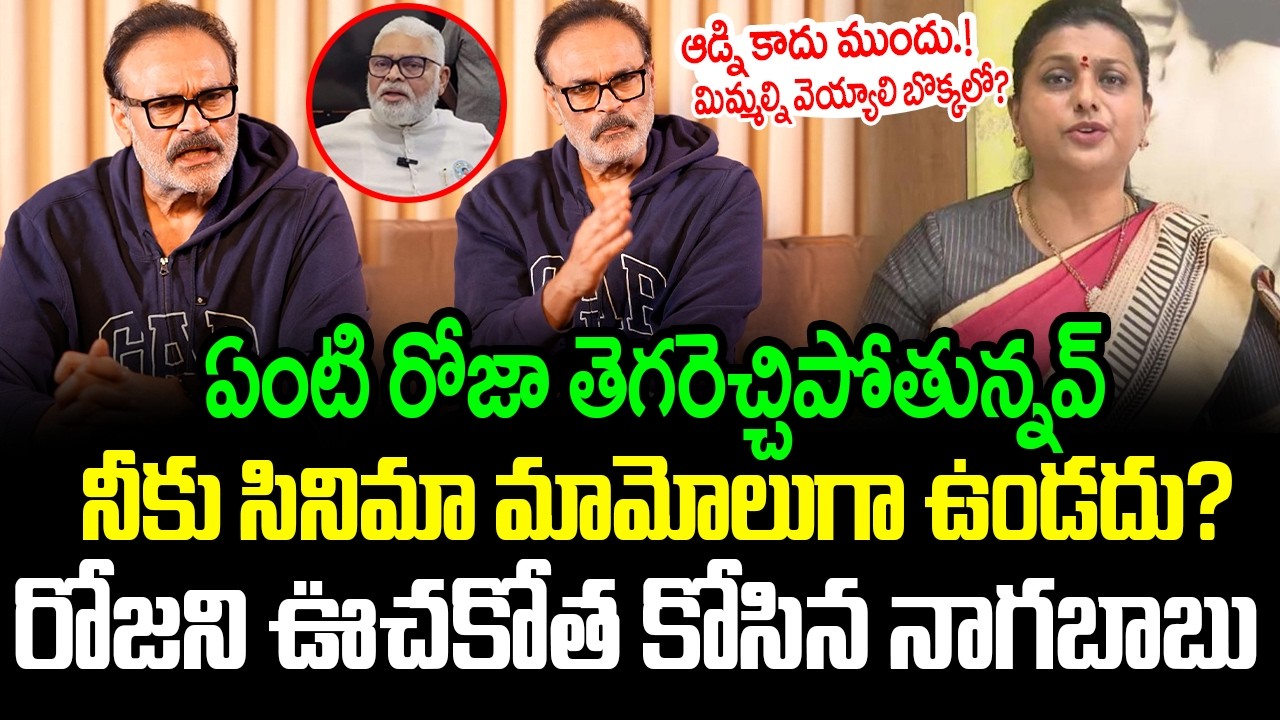 🔥 Nagababu  Strong Counter To RK Roja Comments | Nagababu latest videos🔥 On Ambati | ISM Telugu