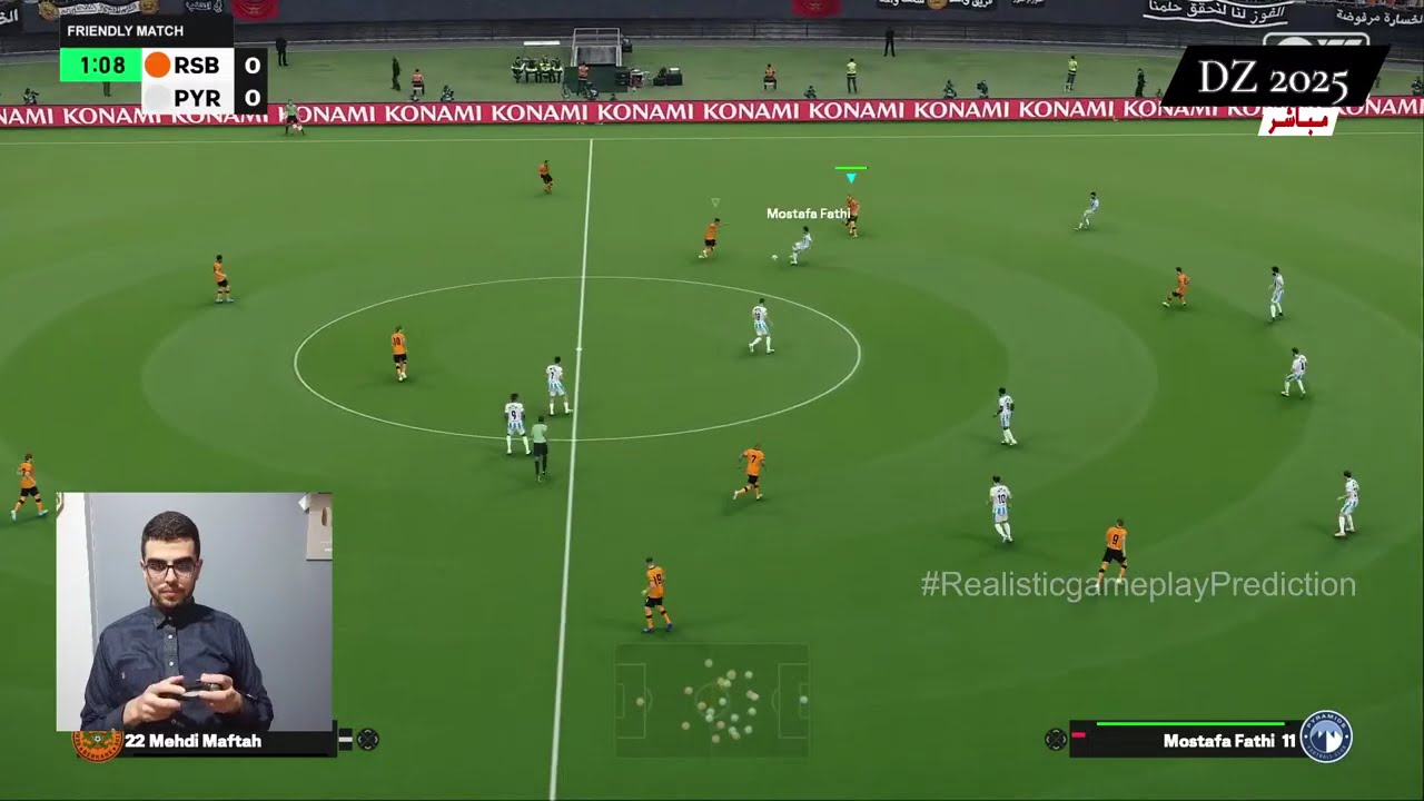 🎮 مباراة نهضة بركان  و بيراميدز | دوري أبطال إفريقيا 2026 | محاكاة مباراة اليوم PES21