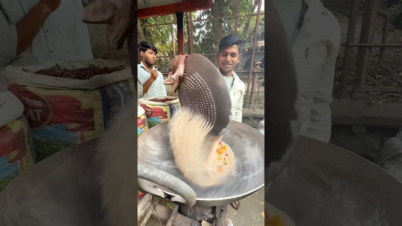 Unique Indian Snack Fried in Sand Without Oil!