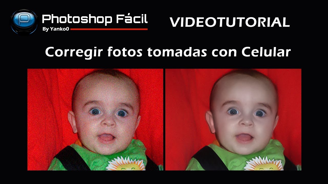 Reparar fotos tomadas con celular Photoshop Fácil by yanko0