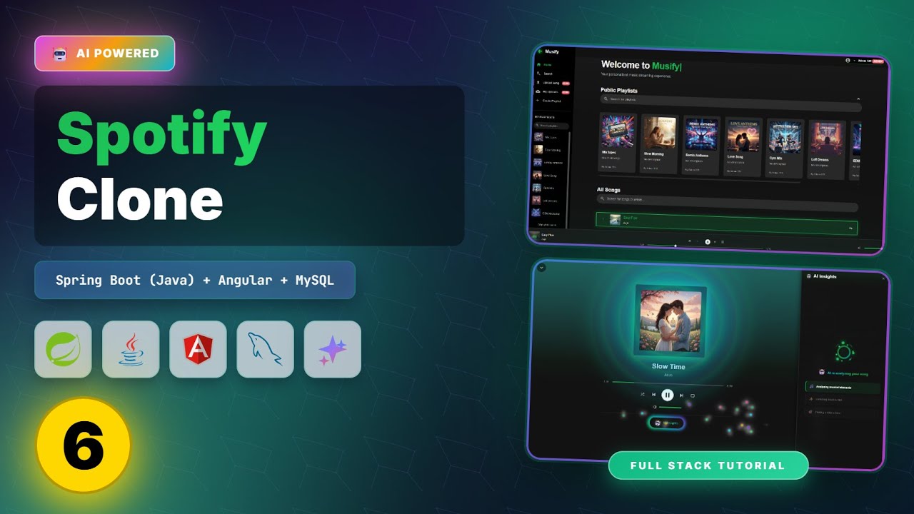 Клон Spotify с Gemini AI — Spring Boot (Java) + Angular + MySQL | Часть 6: Административный контр...