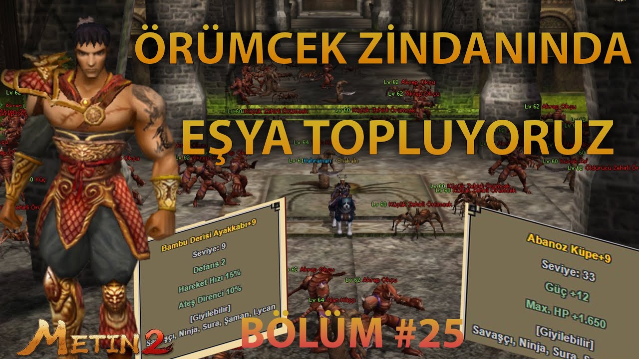 95 Ateş İle &Ouml;r&uuml;mcek Zindanında Kasılıyoruz ! | Gby ve Dolunay Sevdası | Metin2 Ruby Lucifer