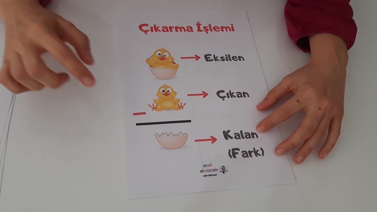 1. Sınıf Çıkarma İşlemi -  Balon ve Havuç Etkinlikleri ile Çıkarma - Edpuzzle Destekli