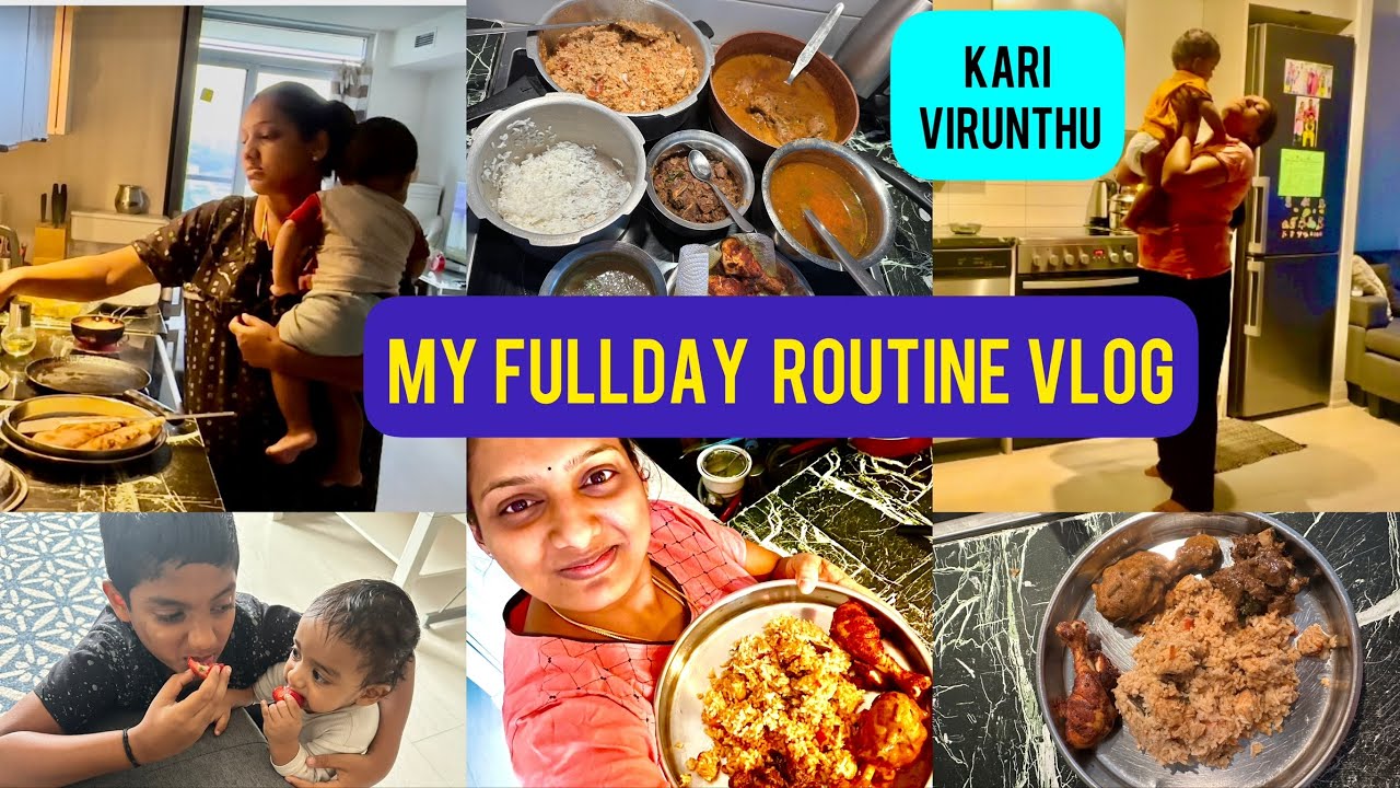 Purattasi Mudinjadhum Simple ah Non Veg Virunthu|My Full Day Routine|Kari Virunthu|Brothers Bonding