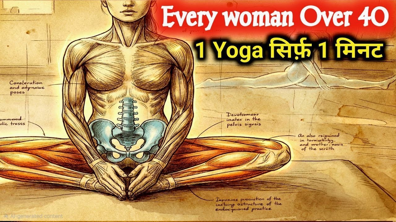 1 Minute yog: कमर दर्द, Cramps भारीपन का एक प्राचीन इलाज | Butterfly Yoga Secret