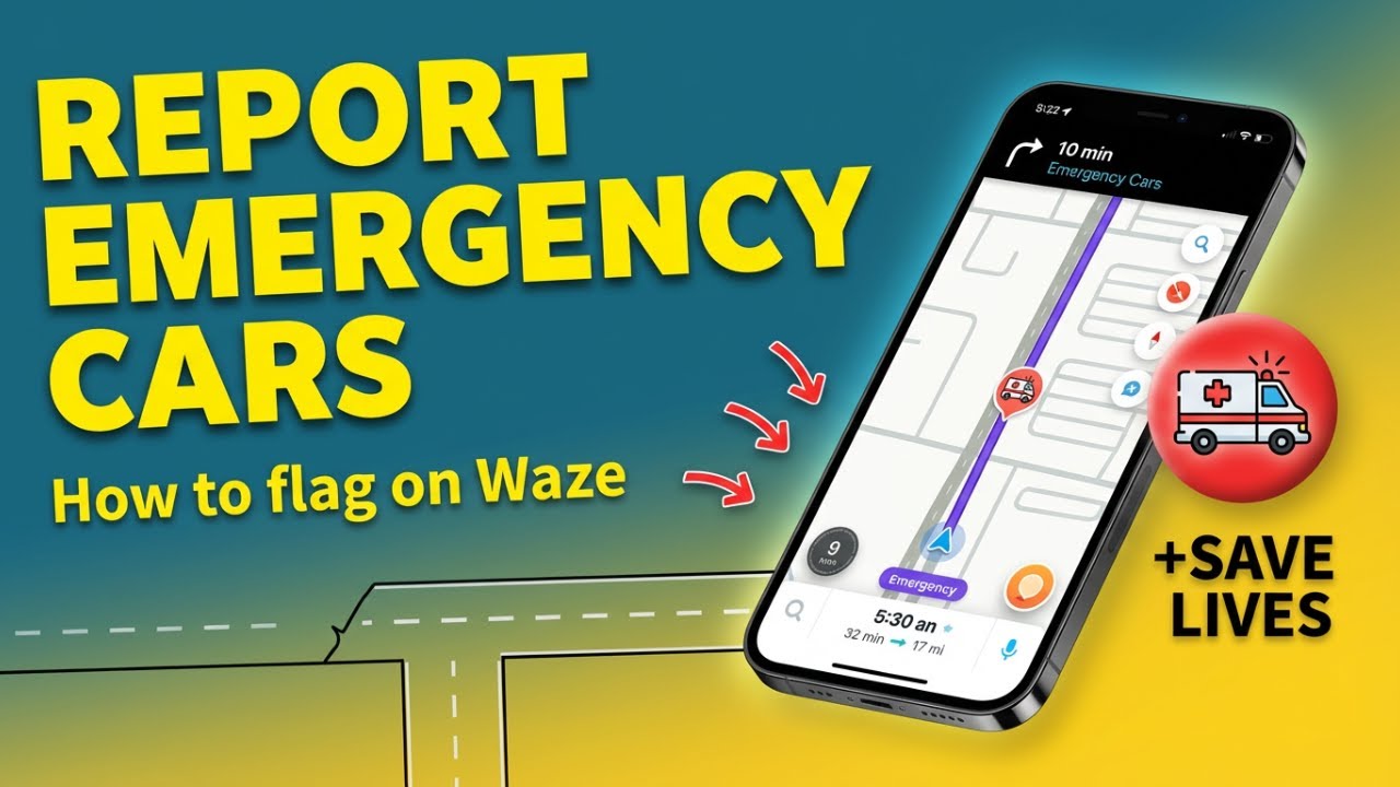 How to Report an Emergency Vehicle on Waze (Quick & Easy Guide!)