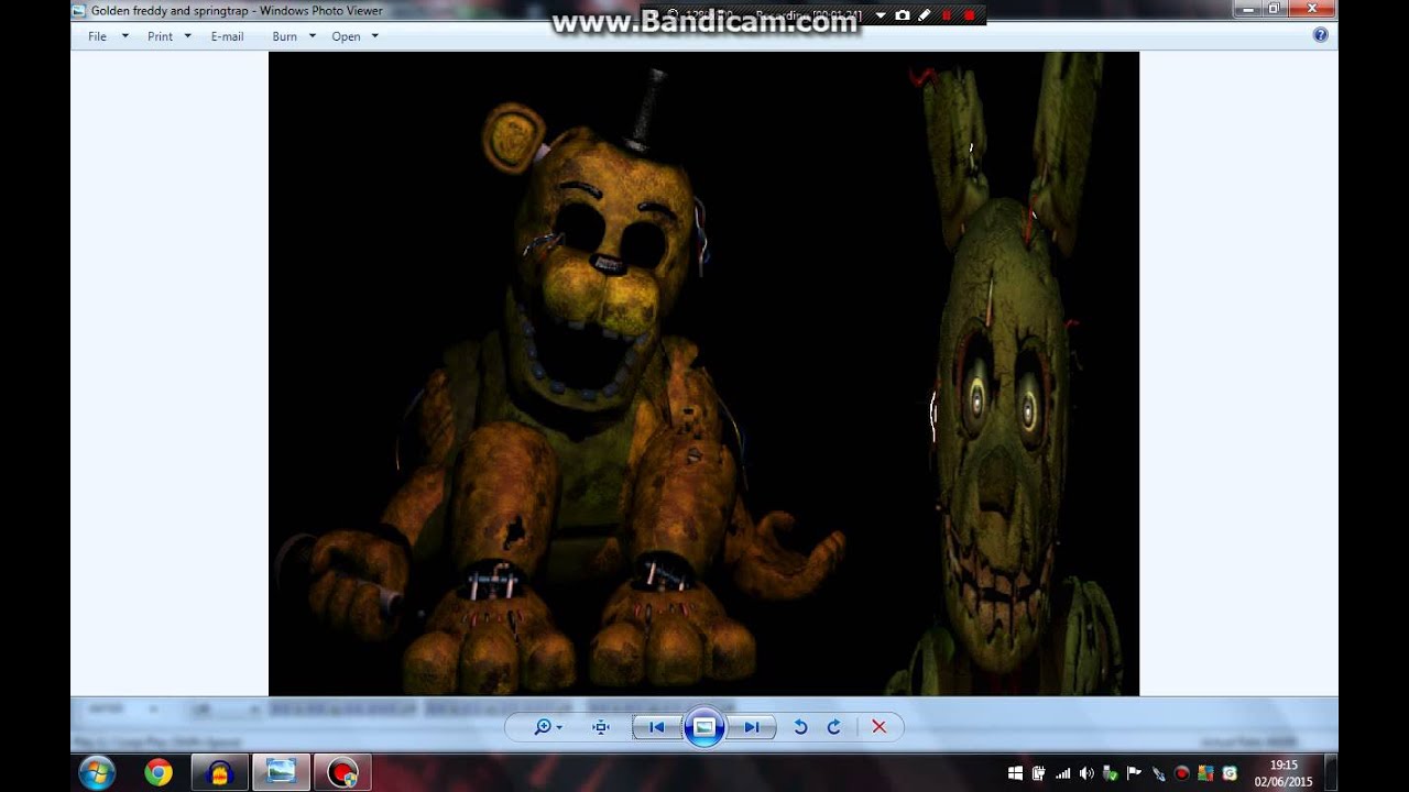 Withered golden freddy and Springtrap sing fnaf