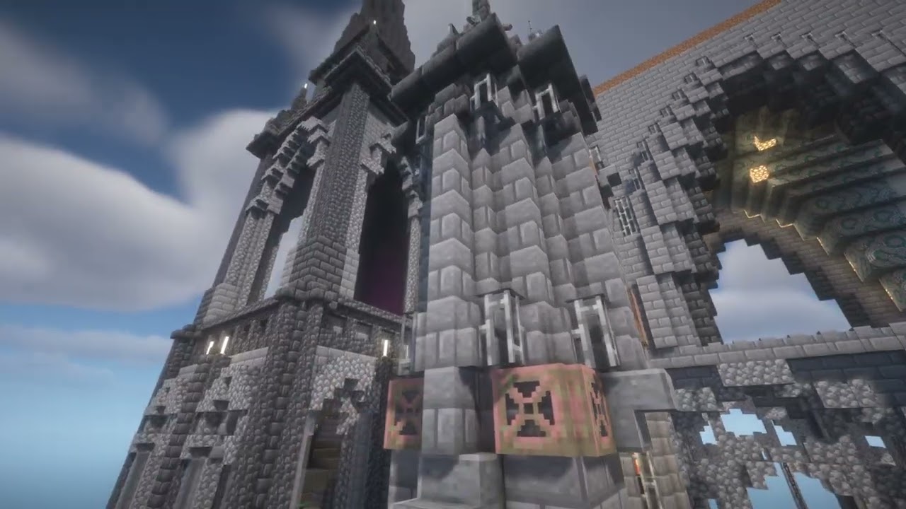 minecraft gothic cathedral progress | week 7