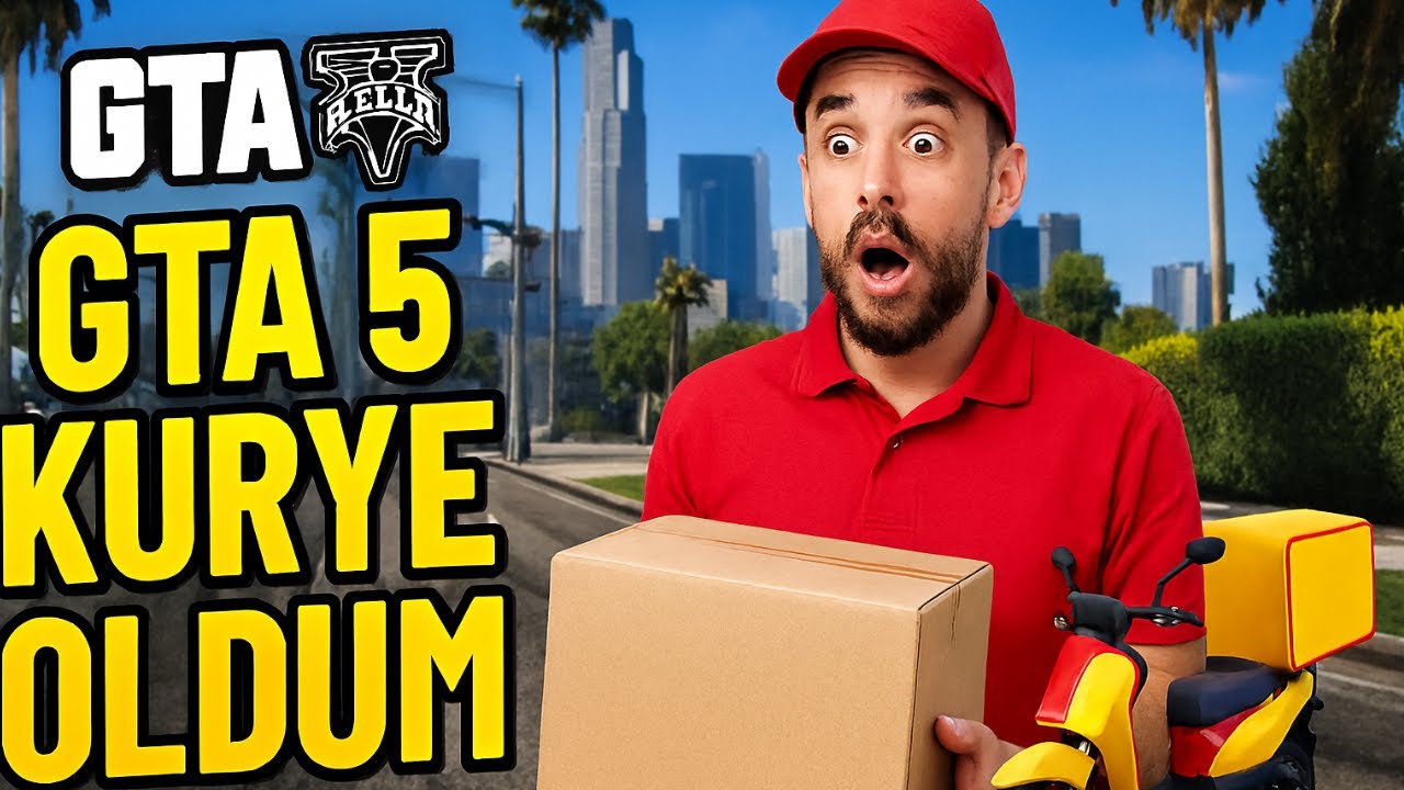 Motorlu Kurye Olduk ! - Kopernik Pizza - GTA5 Gerçek Hayat Modu