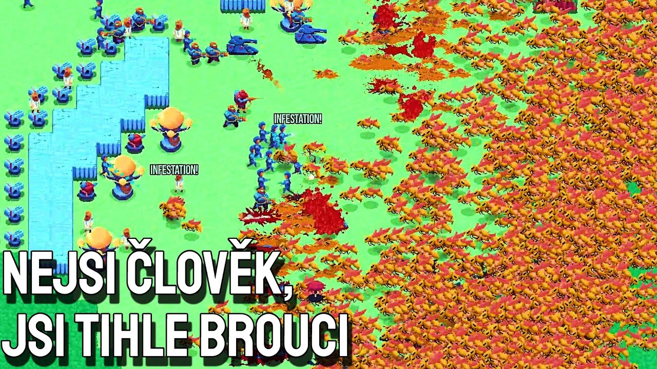 Staň se velitelem gigantické armády brouků a znič lidstvo! - Buggos 2