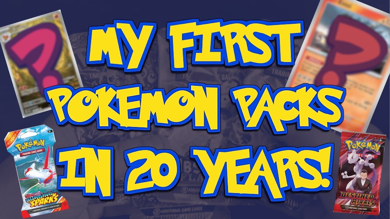 My FIRST PACKS in 20 years!  My journey from Zero to Hero starts NOW!  #pokemon #pokemontcg