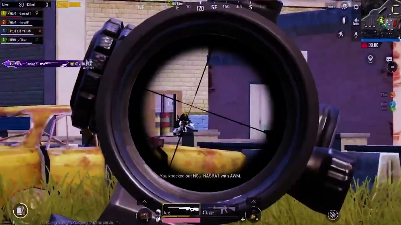 REAL KING OF SNIPER🔥FASTEST AWM Shot | Pubg Mobile | WAFA Gaming YT #wafagaming