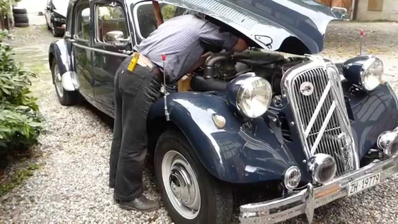 Testfahrt nach Citroën 15CV-Six Motorrevision