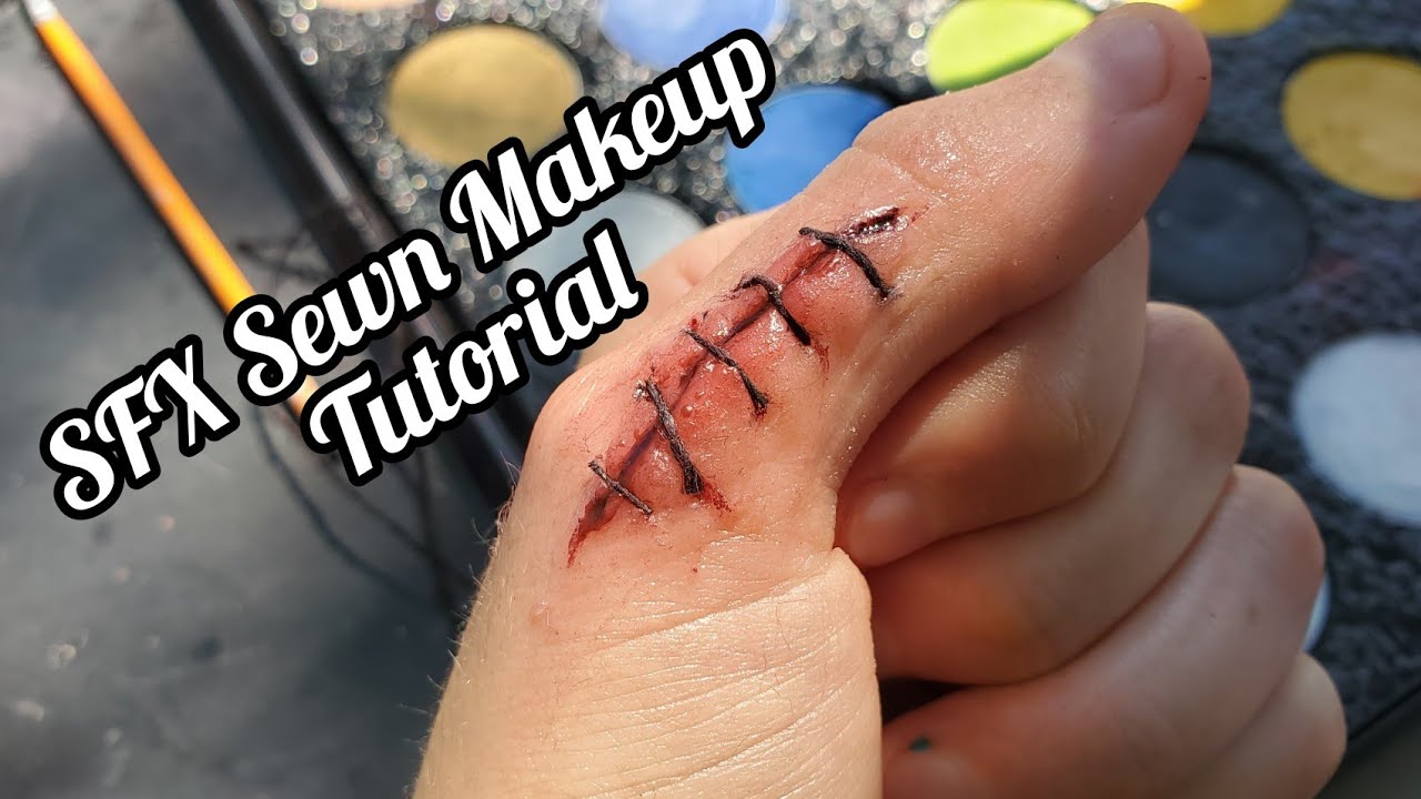 Урок по созданию стежков для макияжа SFX | Отлично подходит для косплея!