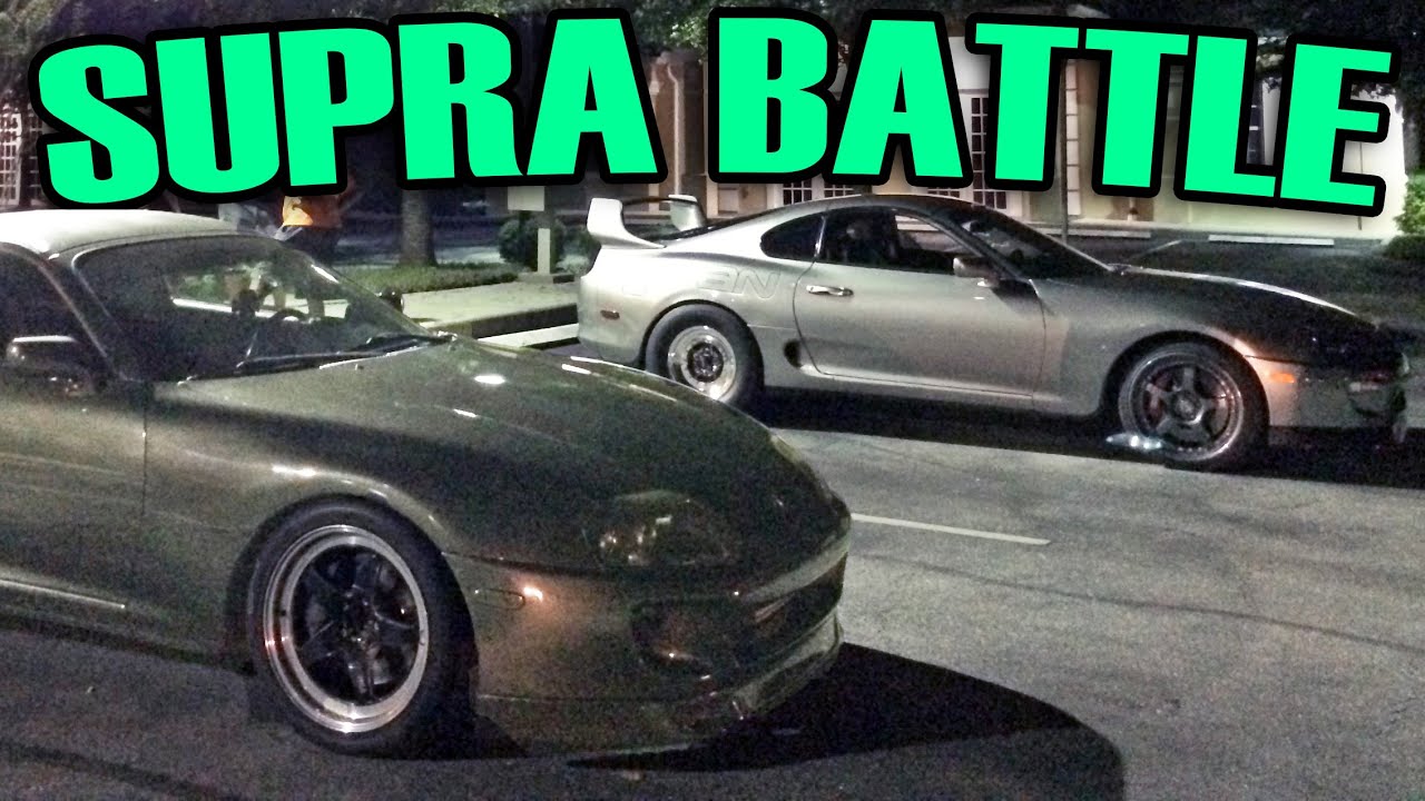 1400hp Supra vs 1600hp Supra TRACTION BATTLE